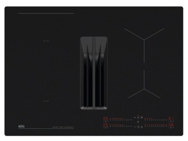 AEG XUB6745IS Autarkes Kochfeld mit integriertem Dunstabzug / SaphirMatt® / Muldenlüfter / Abluft / Abluft oder Umluft / 70cm